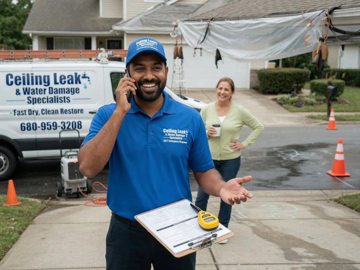 Ceiling Leak Cleanup Bardwell, TX FAQs